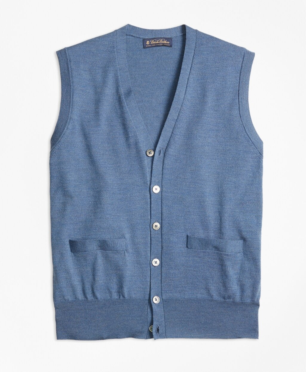 BrooksTech™ Merino Wool Button-Front Vest