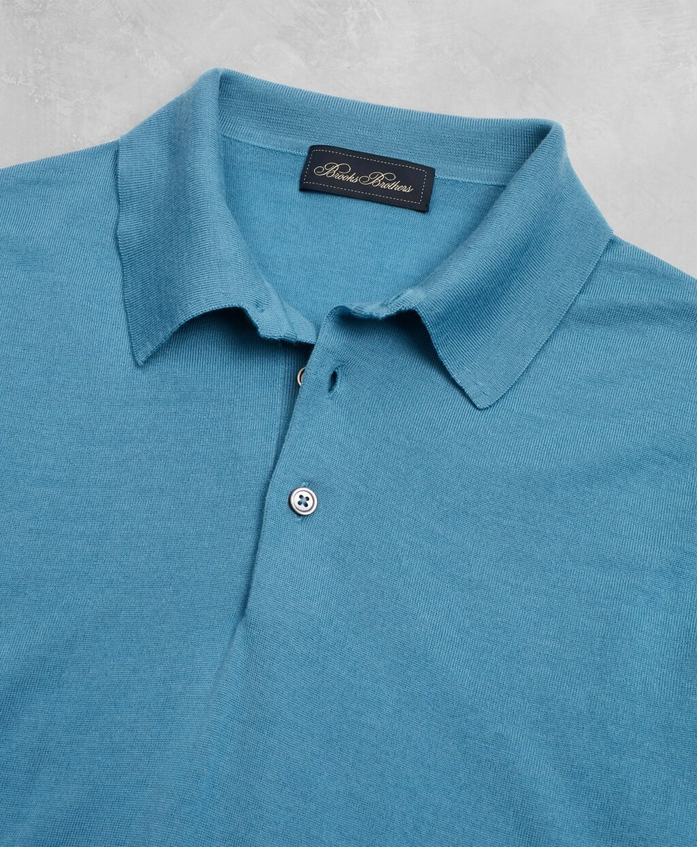 Golden Fleece® 3-D Knit Fine-Gauge Merino Short-Sleeve Polo
