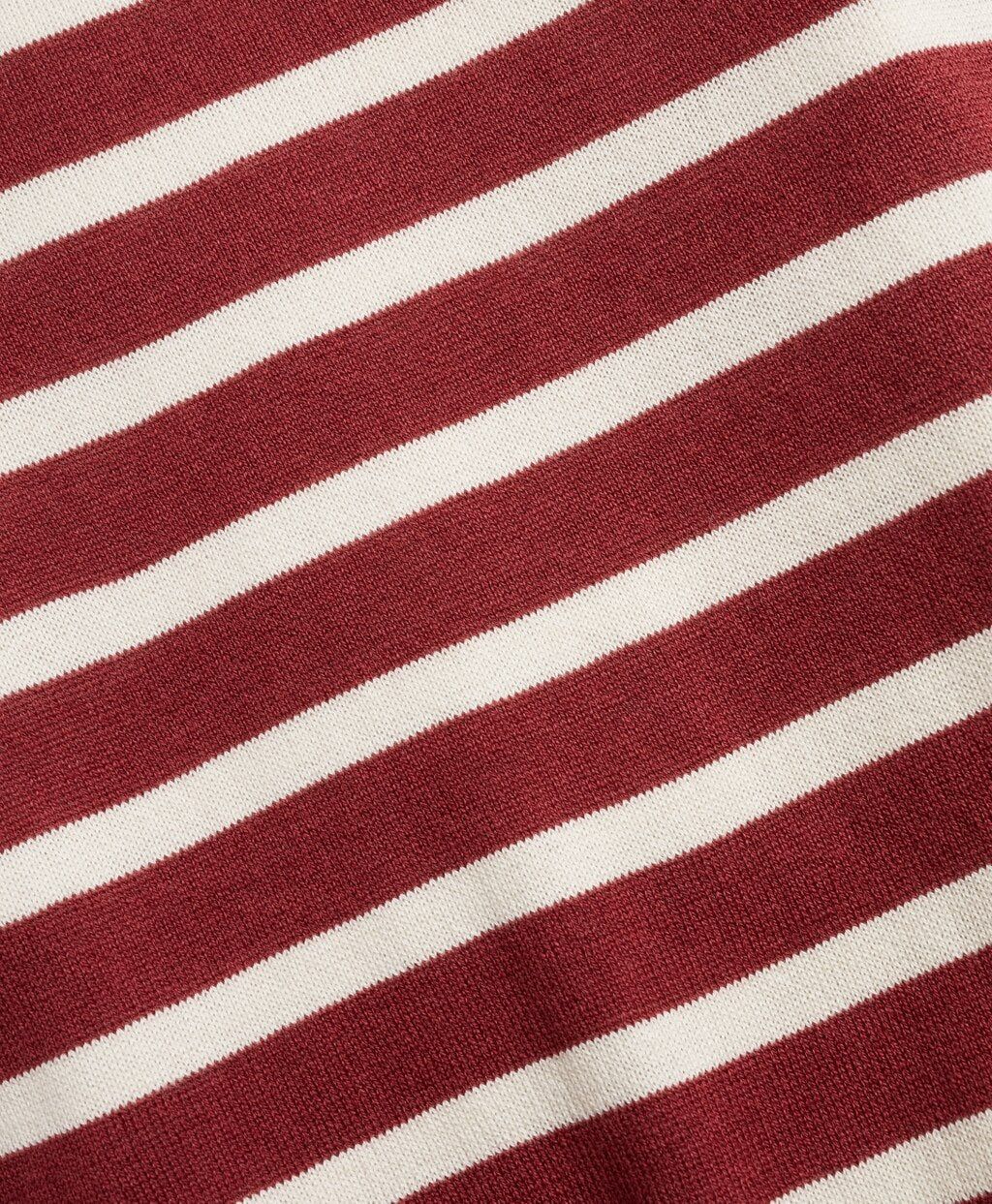 Silk and Cotton Stripe Crewneck Sweater