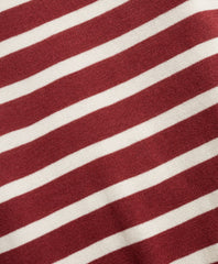 Silk and Cotton Stripe Crewneck Sweater