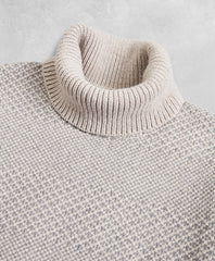 Golden Fleece® Wool-Cashmere Striped Turtleneck Sweater