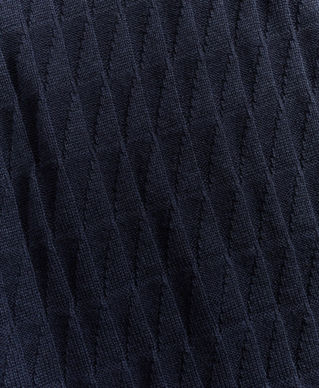 Golden Fleece® 3-D Knit Fine-Gauge Cashmere-Silk Textured Crewneck Sweater