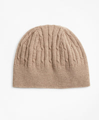 Cashmere Cable Knit Hat