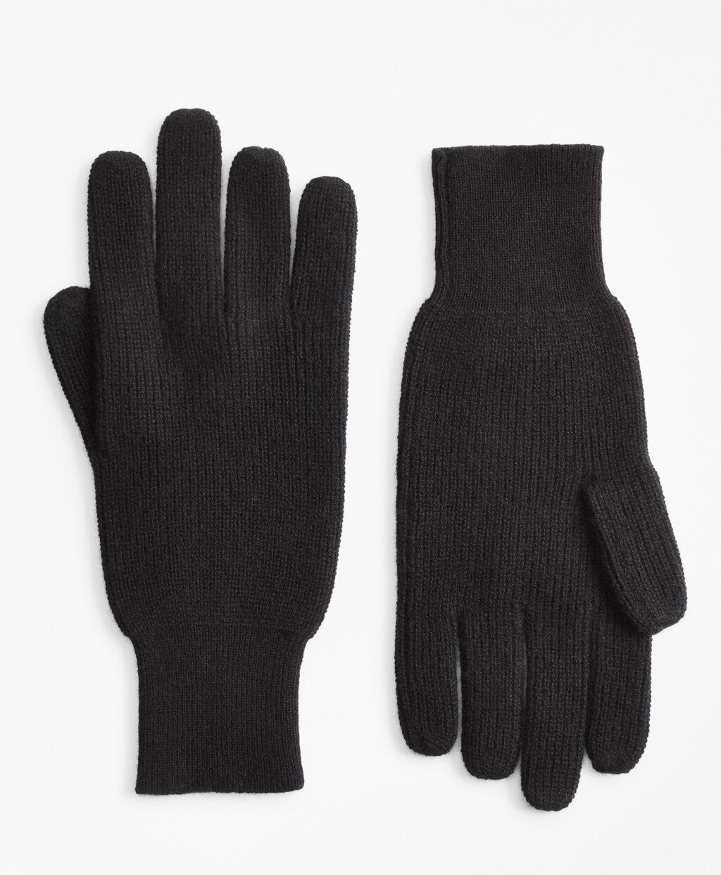Ribbed Cashmere Gloves