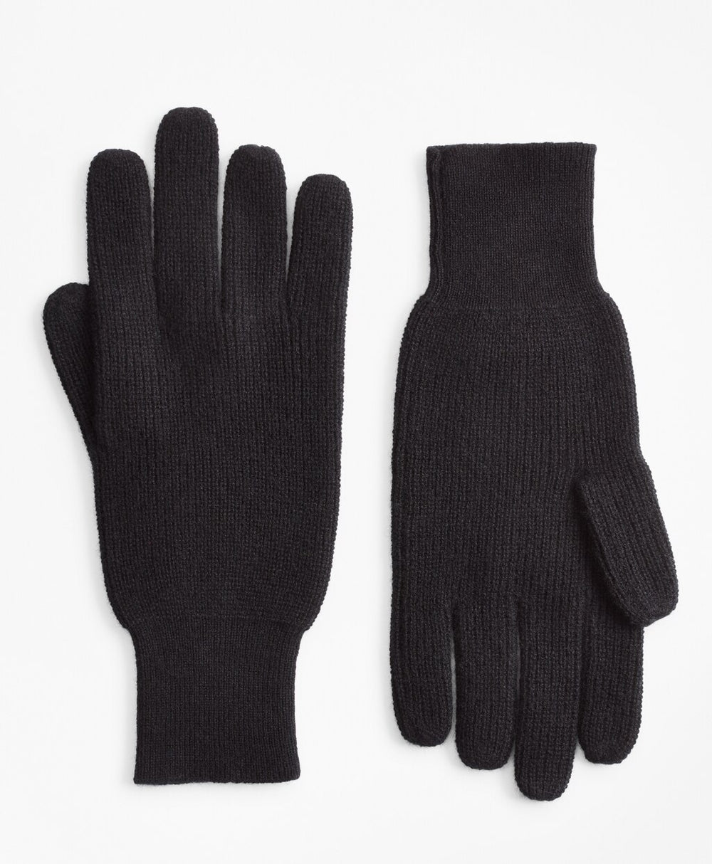 Ribbed Cashmere Gloves