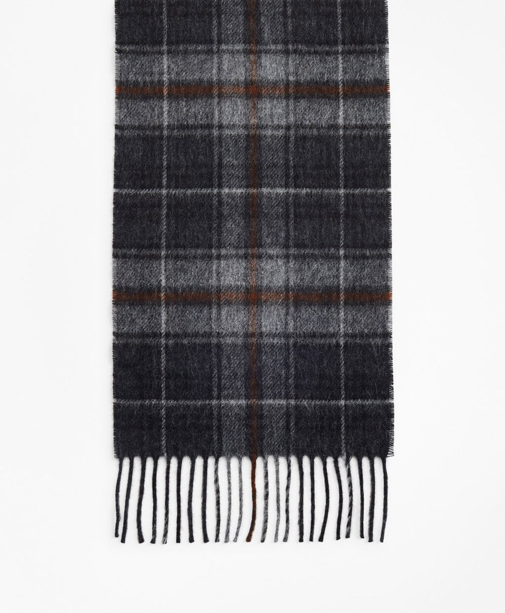 Grey Tartan Scarf