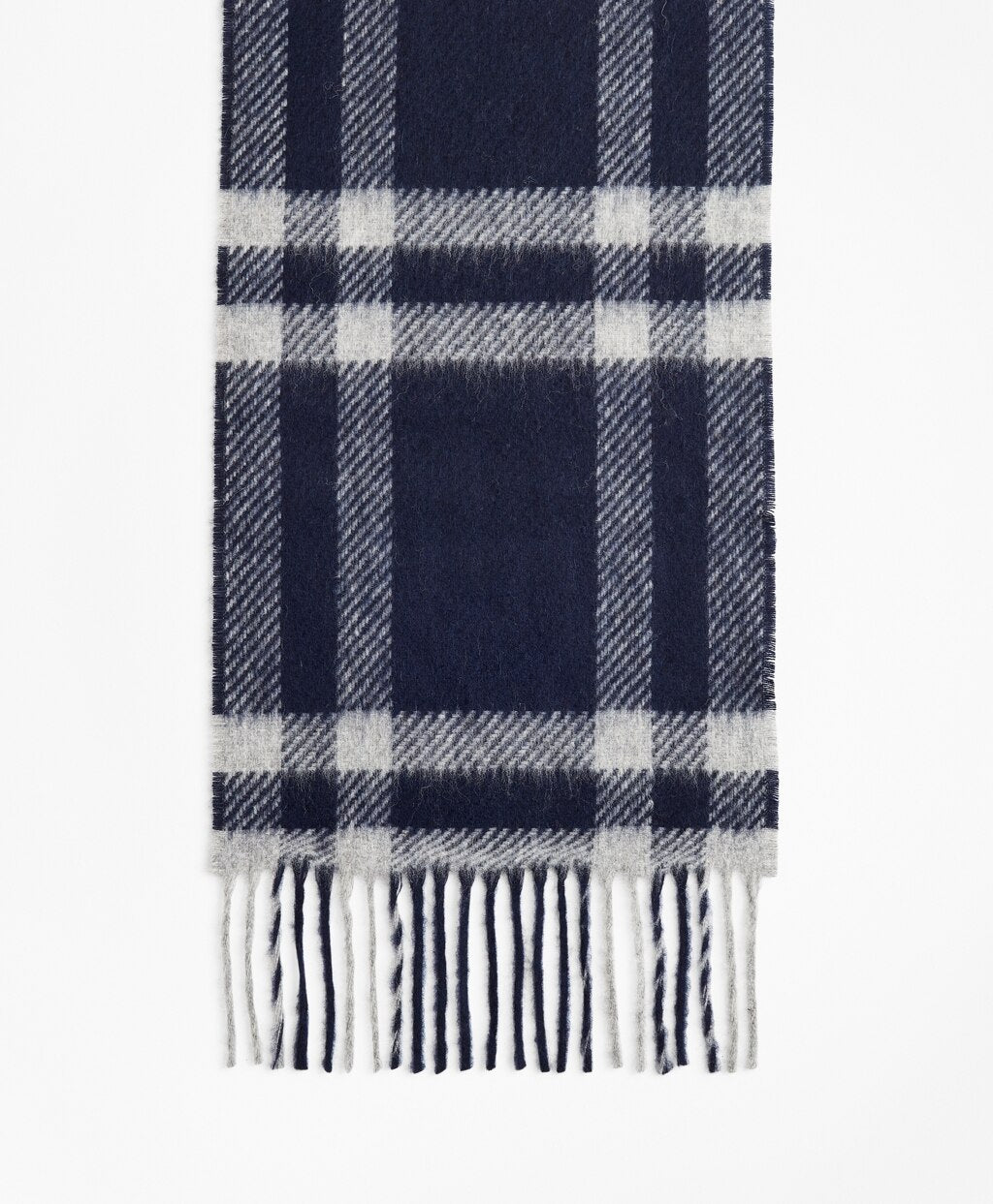 Navy Tartan Scarf
