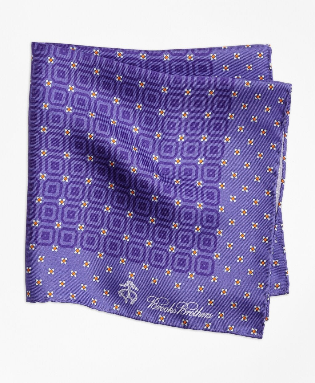 Tonal Medallion Pocket Square