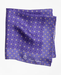 Tonal Medallion Pocket Square