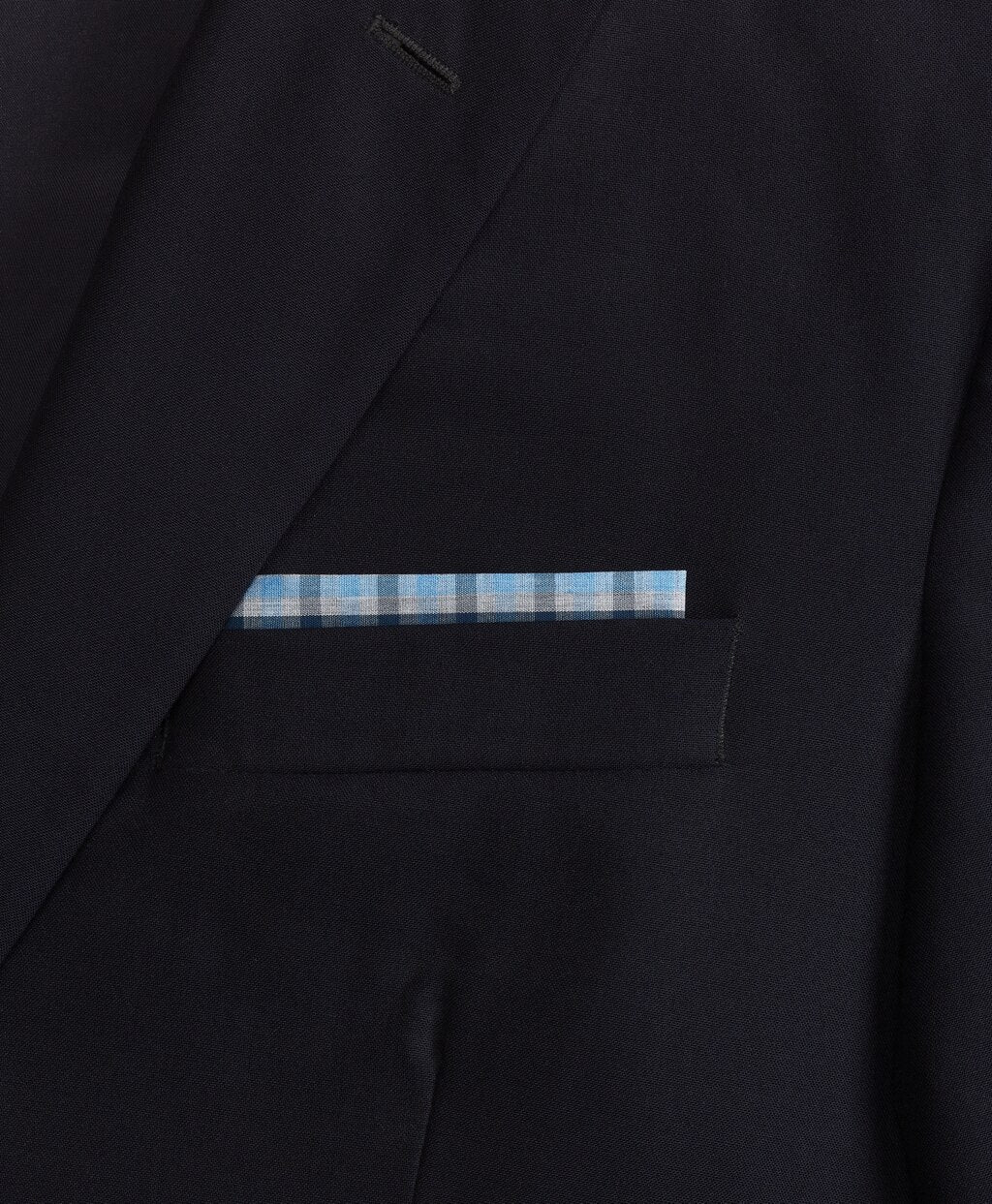 Supima® Cotton Heathered Check Pocket Square