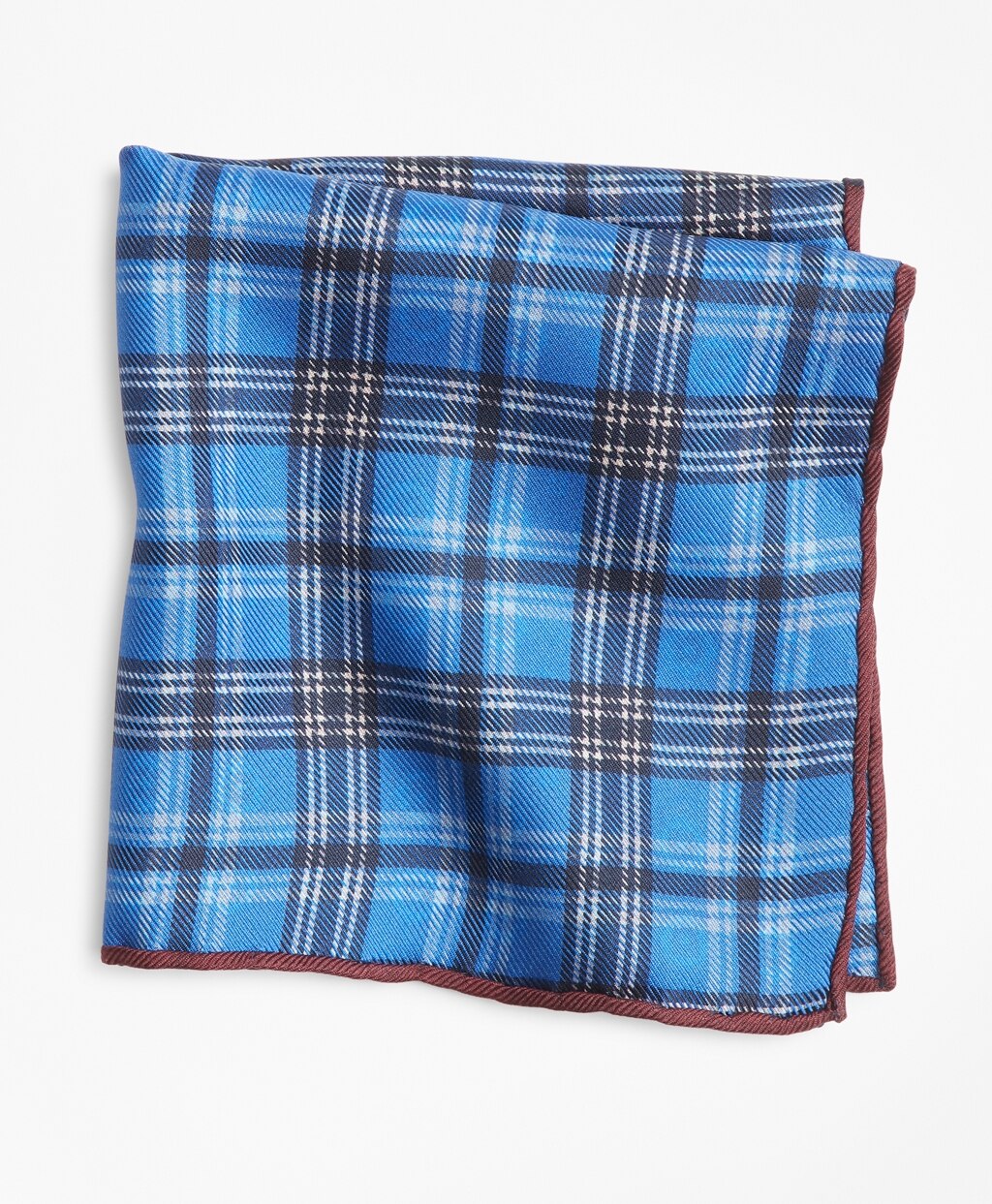 Medallion Plaid Pocket Square