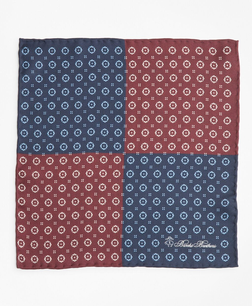 Medallion Plaid Pocket Square