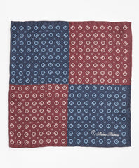 Medallion Plaid Pocket Square