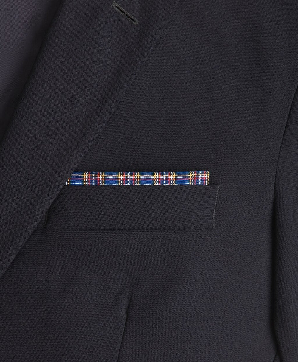 Medallion Plaid Pocket Square