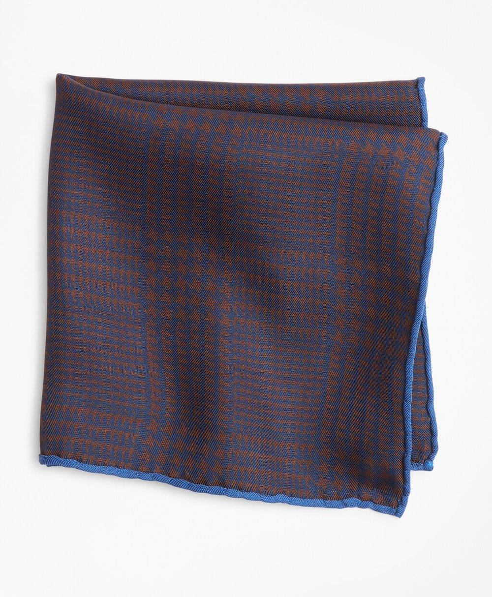 Foulard Plaid Pocket Square