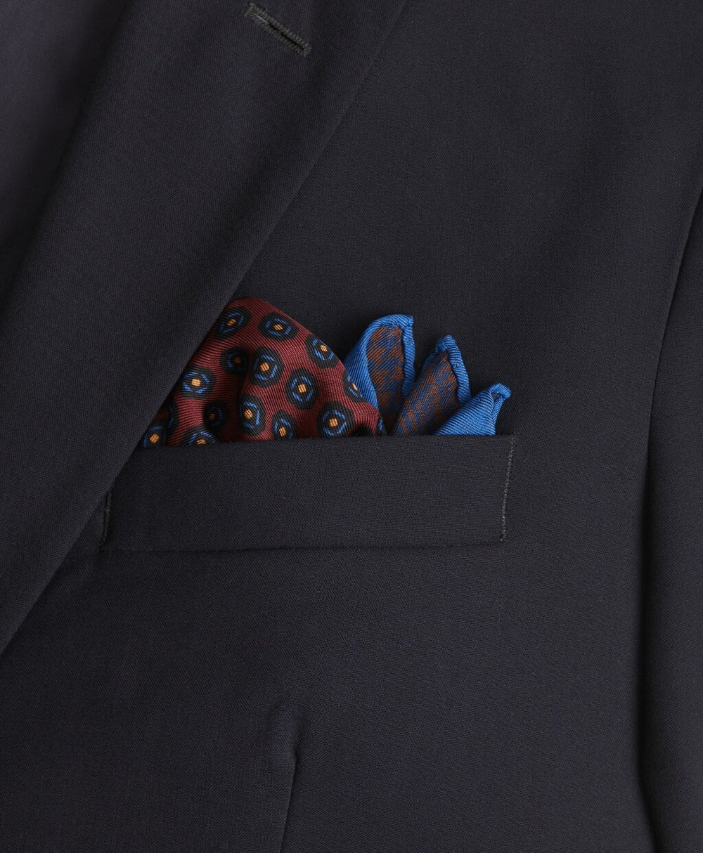 Foulard Plaid Pocket Square