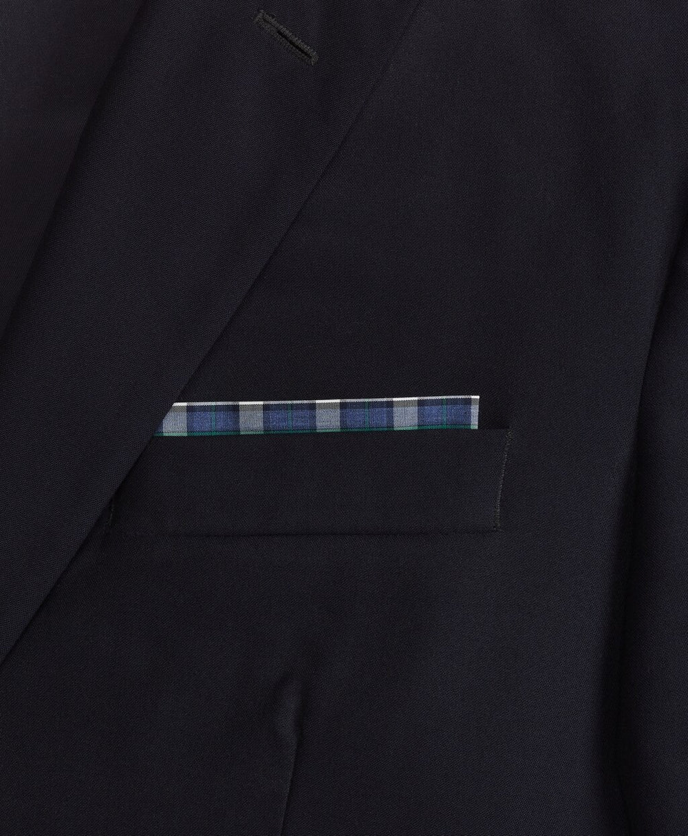 Supima® Cotton Check Pocket Square