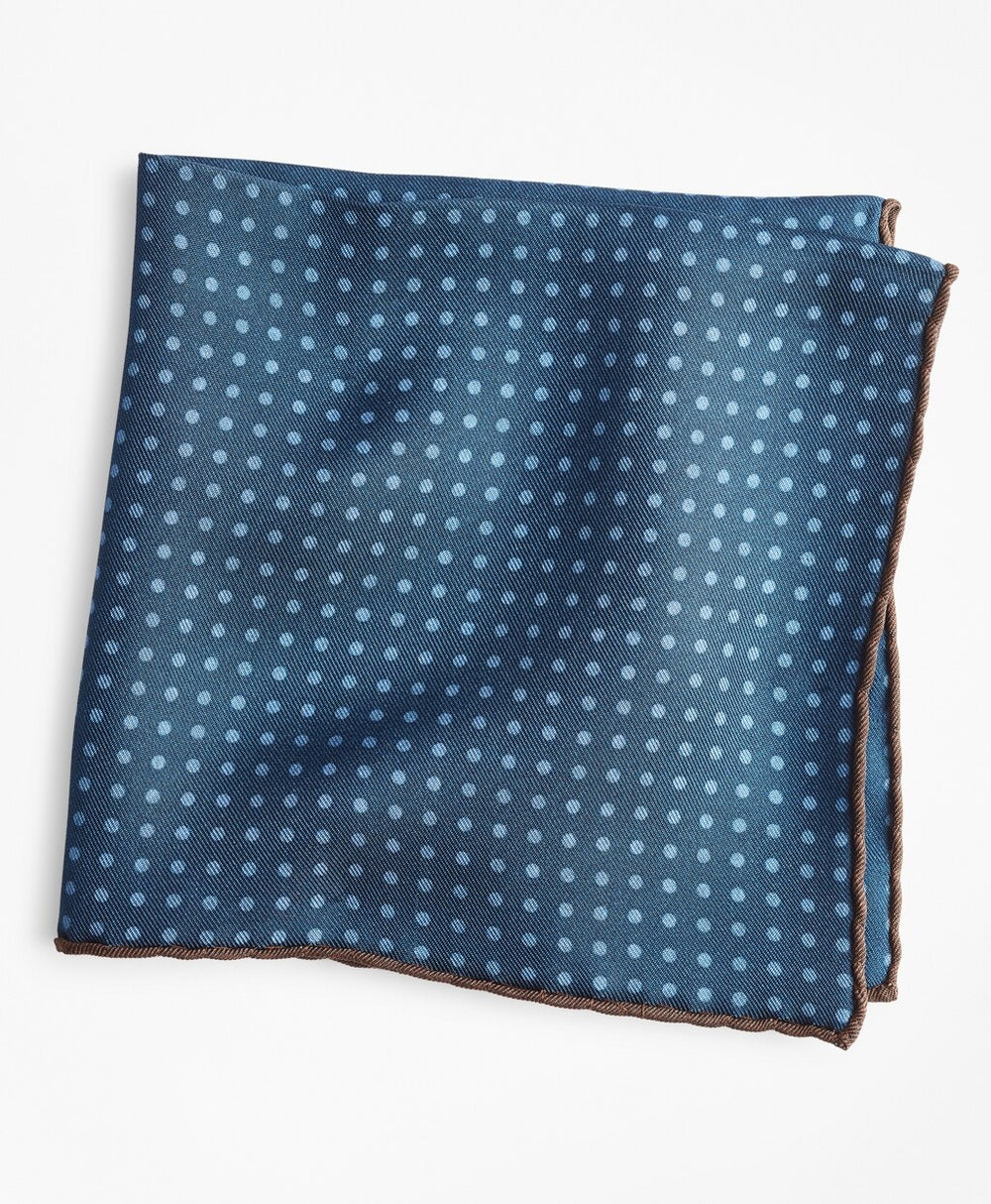 Tossed Pine Reversible Pocket Square