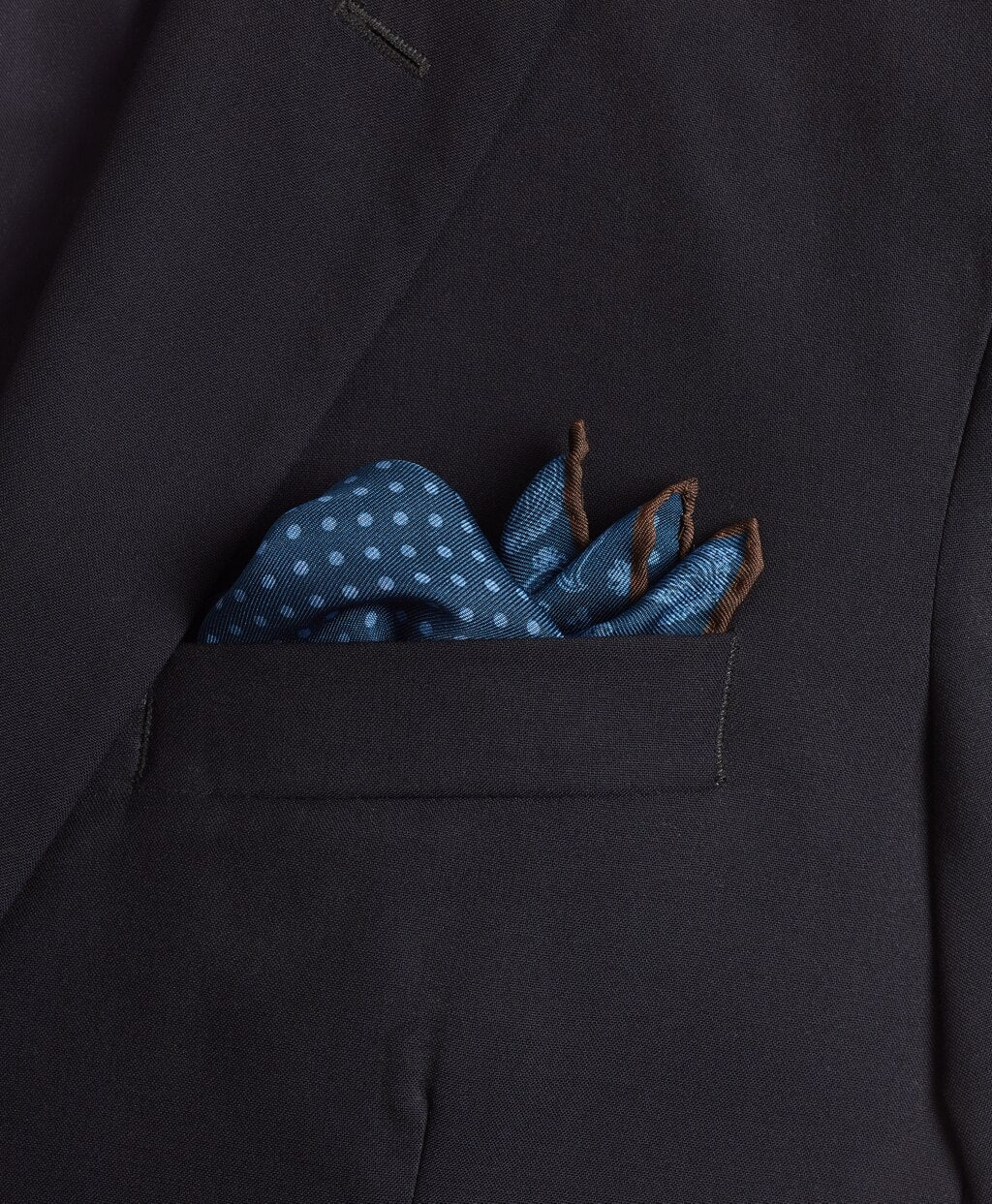 Tossed Pine Reversible Pocket Square