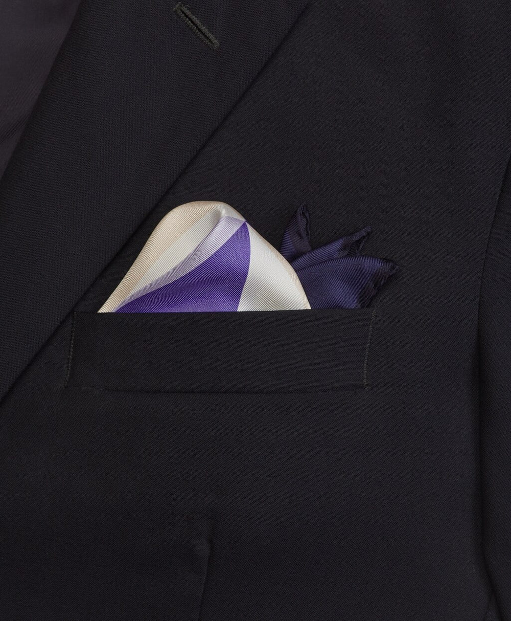 Color-Block Pocket Square