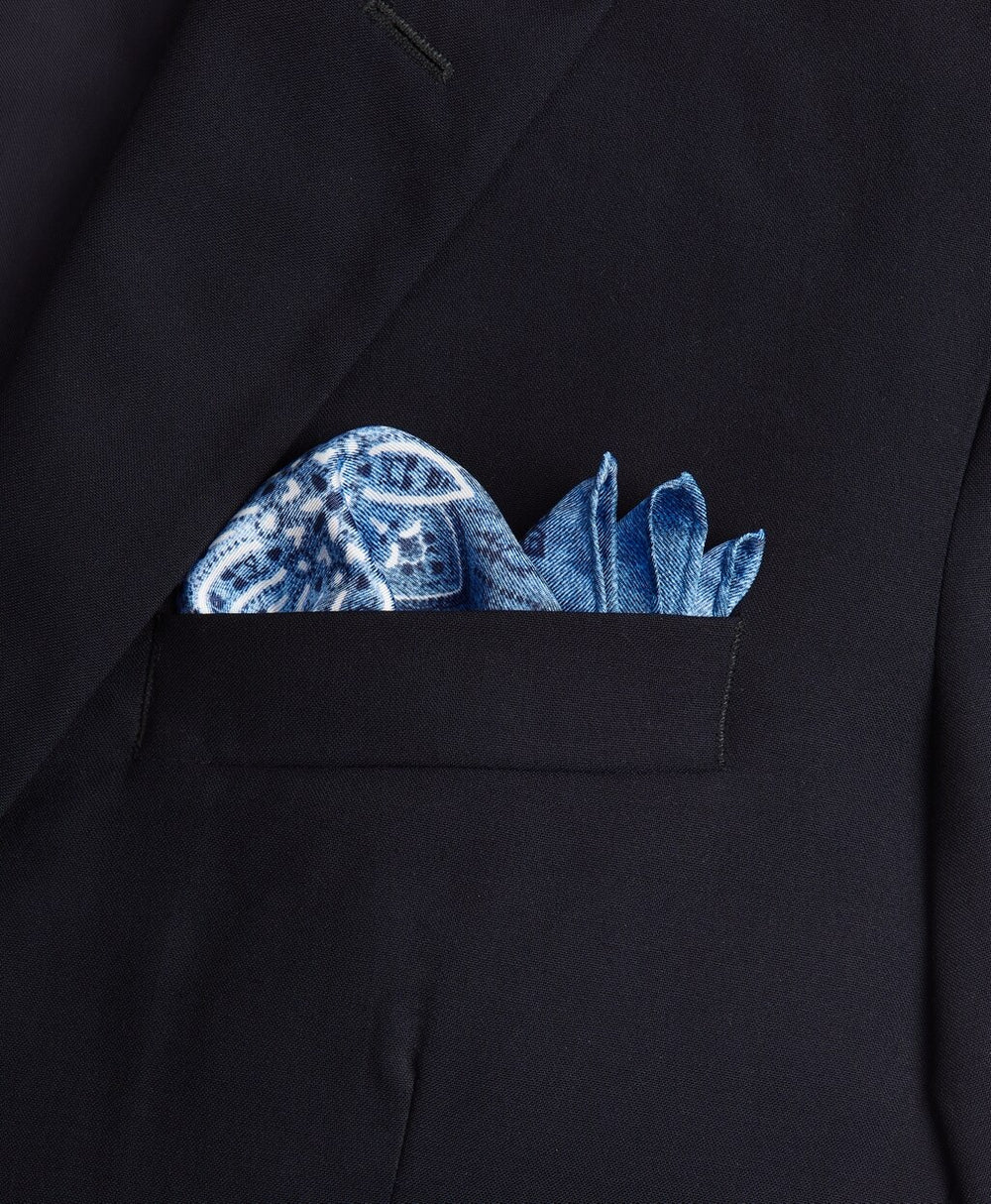 Square Medallion Pocket Square