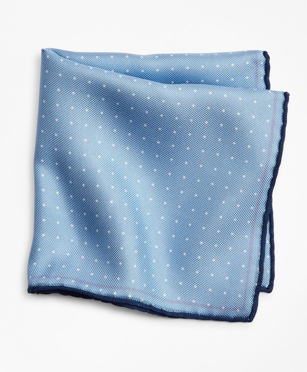 Seagull and Dot Pocket Square