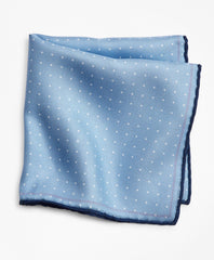 Seagull and Dot Pocket Square