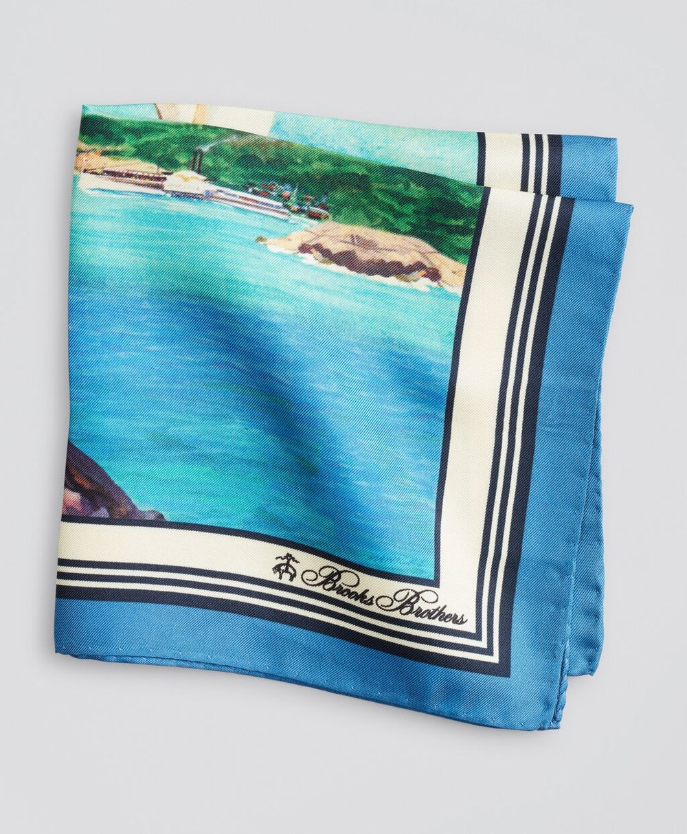 Limited Edition Archival Collection Spring 1982 Silk Pocket Square