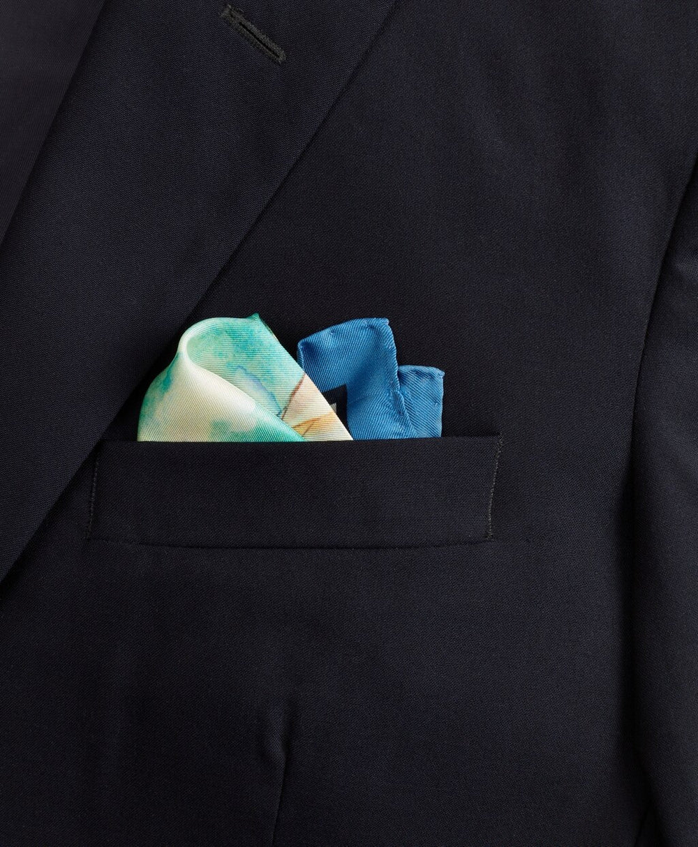 Limited Edition Archival Collection Spring 1982 Silk Pocket Square
