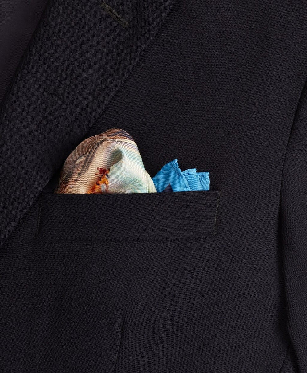 Limited Edition Archival Collection Spring 1984 Silk Pocket Square