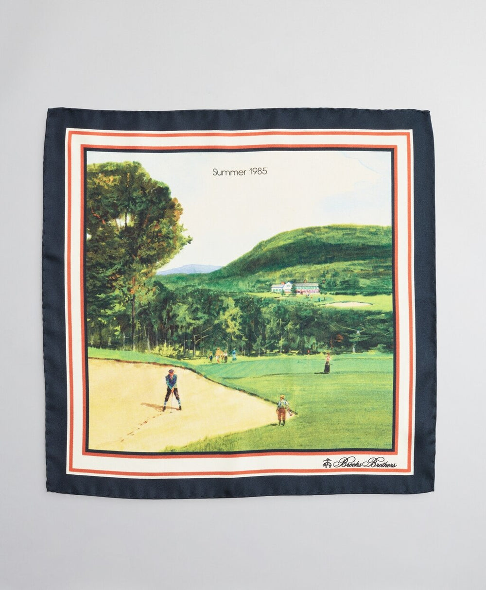 Limited Edition Archival Collection Summer 1985 Silk Pocket Square