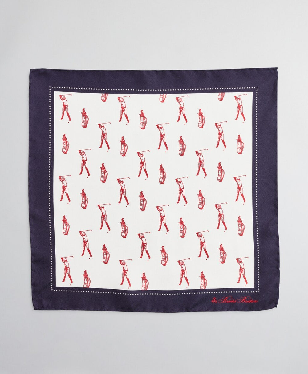 Golfer Pocket Square