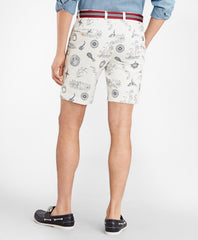 Nautical Print Shorts