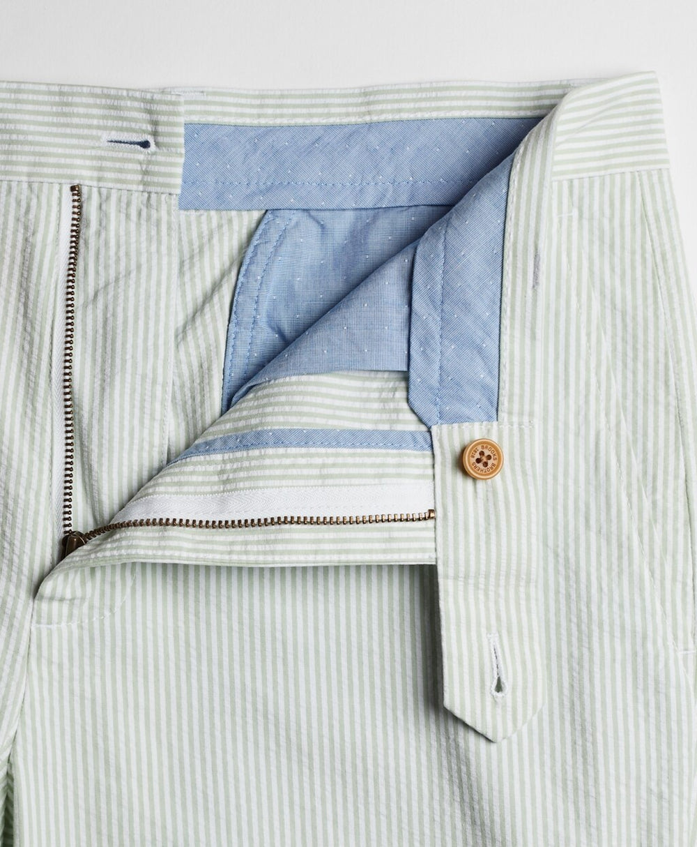 Stripe Seersucker Shorts