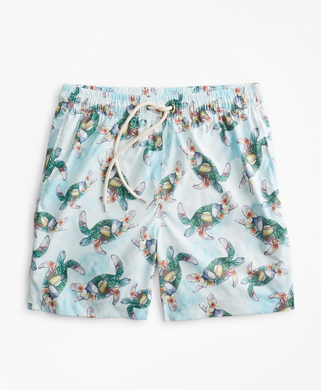 Montauk 6" Turtle Print Swim Trunks