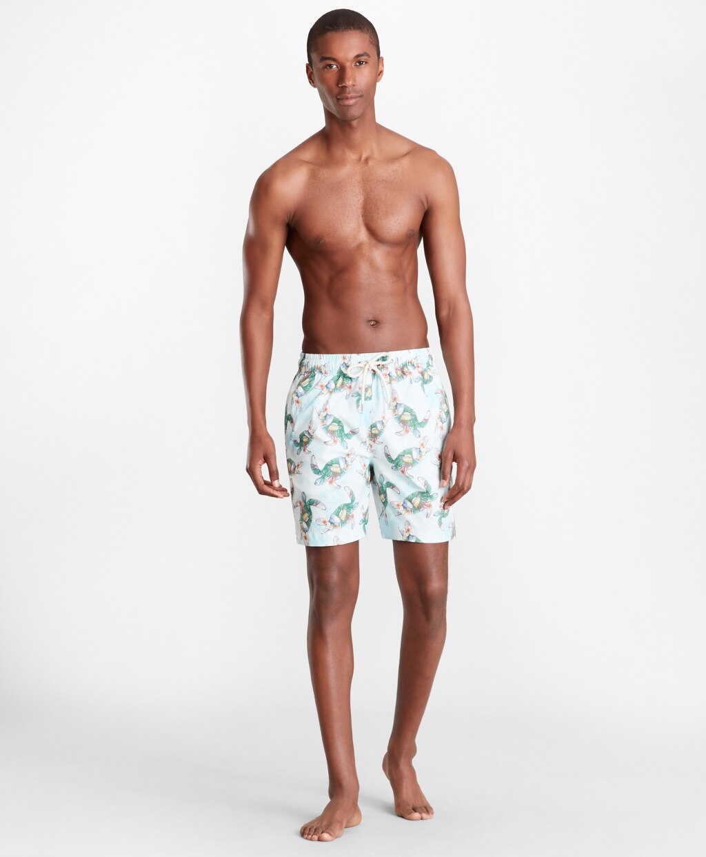 Montauk 6" Turtle Print Swim Trunks