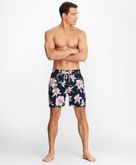 Montauk 6" Lily Print Swim Trunks