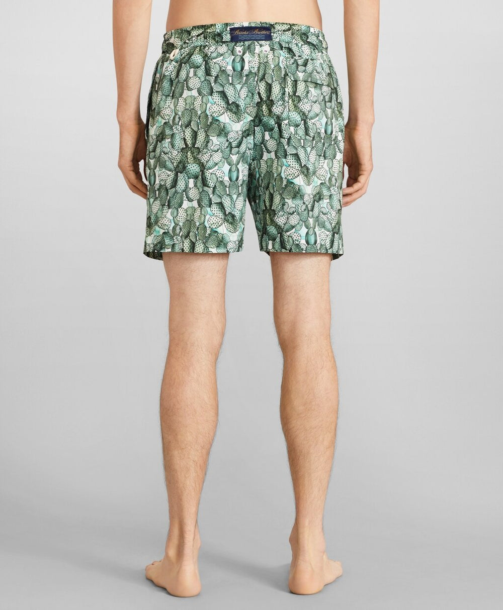 Montauk 6" Cactus Print Swim Trunks