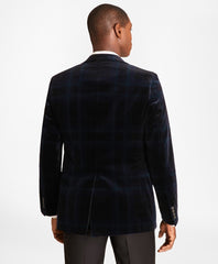 Regent Fit Black Watch Velvet Tuxedo Jacket