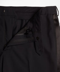BrooksGate™ Regent-Fit Wool Tuxedo Pants