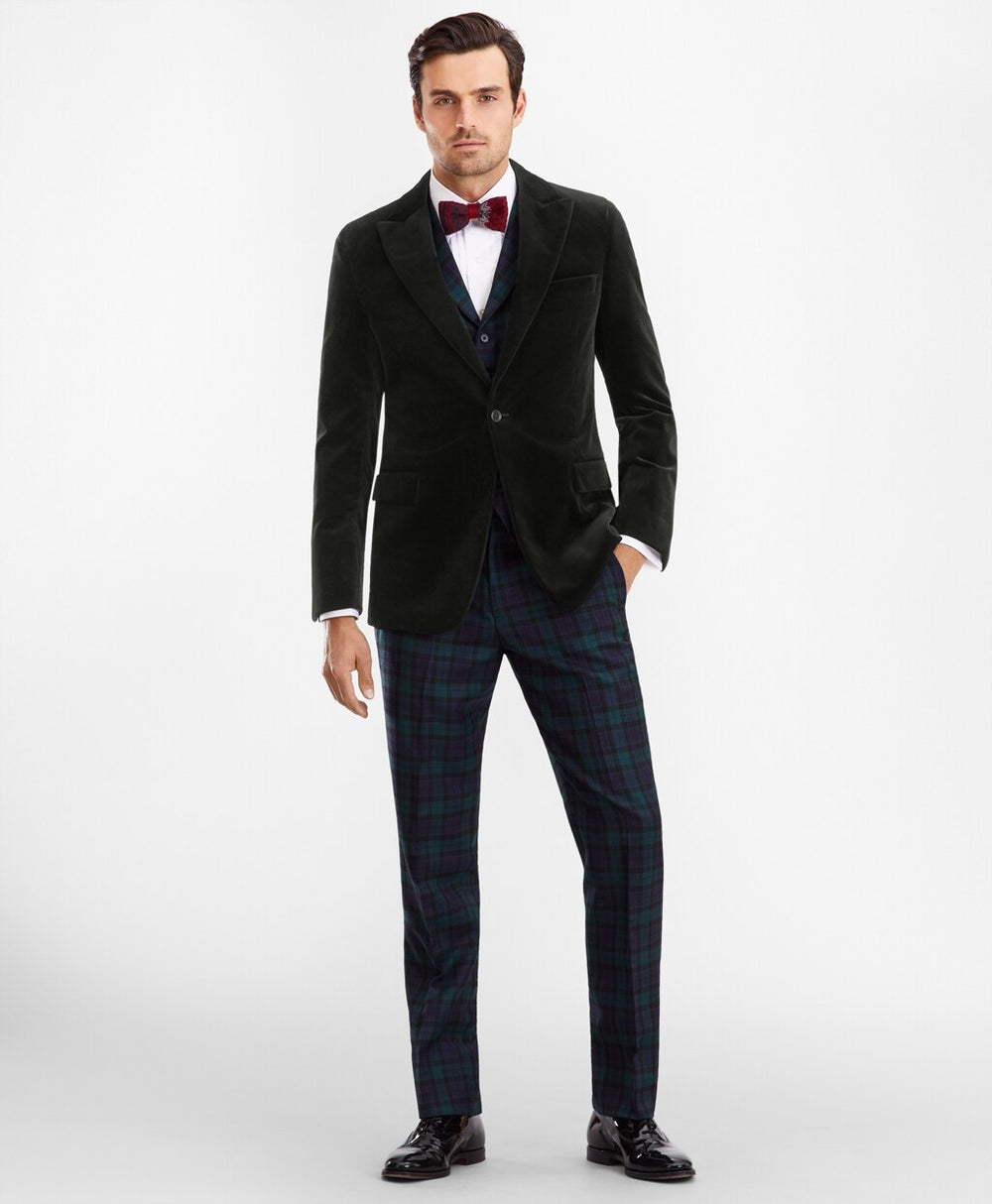 Regent Fit Velvet Tuxedo Jacket