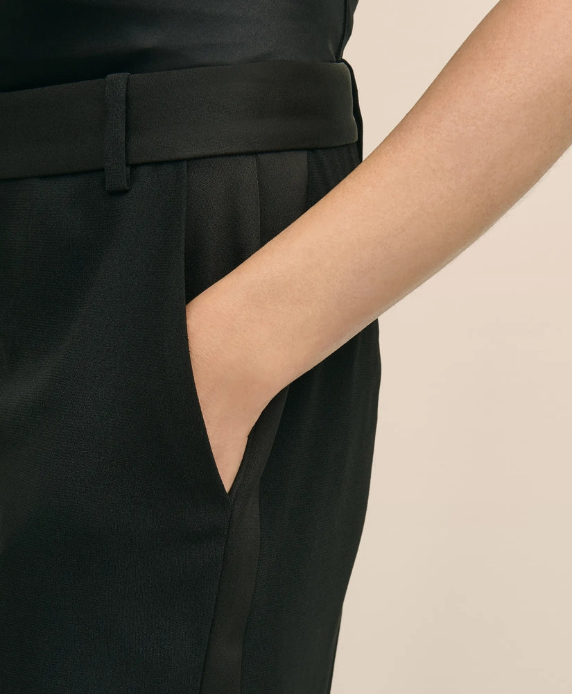 Crepe Tuxedo Pants