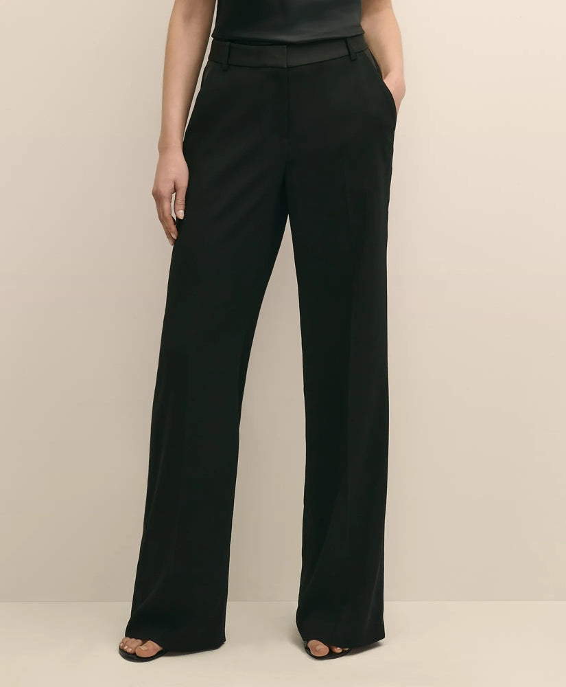 Crepe Tuxedo Pants