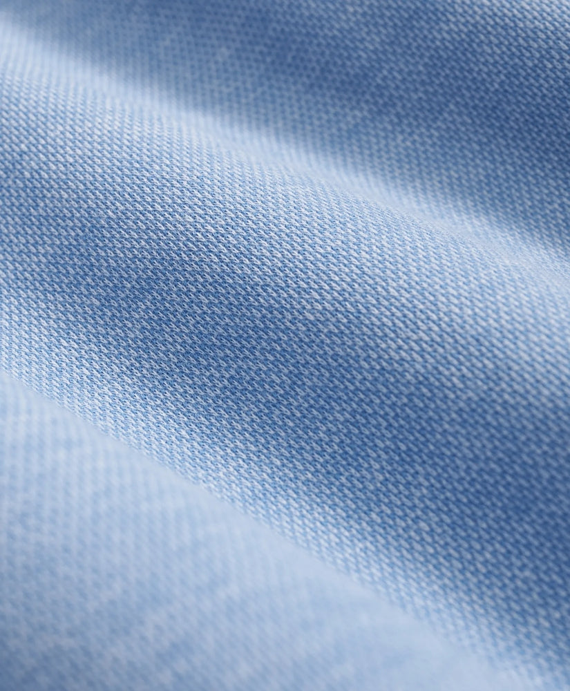 Cotton Blend Pique Quarter-Zip