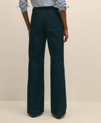 Patch Pocket Bootcut Jeans