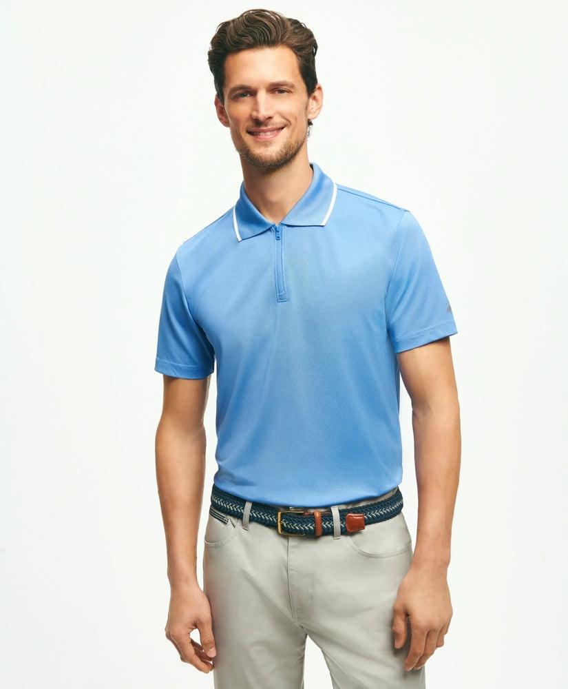 Performance Series Quarter-Zip Pique Polo Shirt
