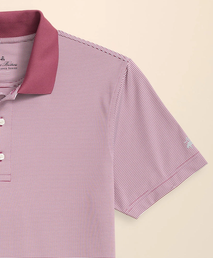 Performance Series Micro Stripe Jersey Polo Shirt