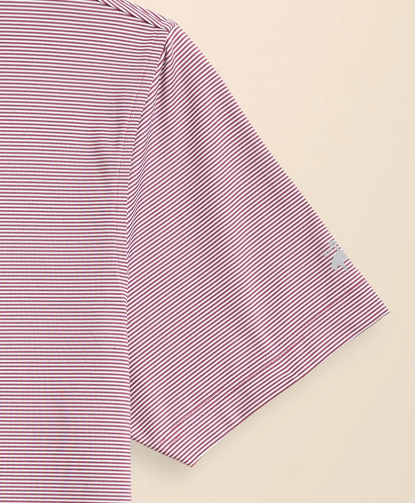Performance Series Micro Stripe Jersey Polo Shirt