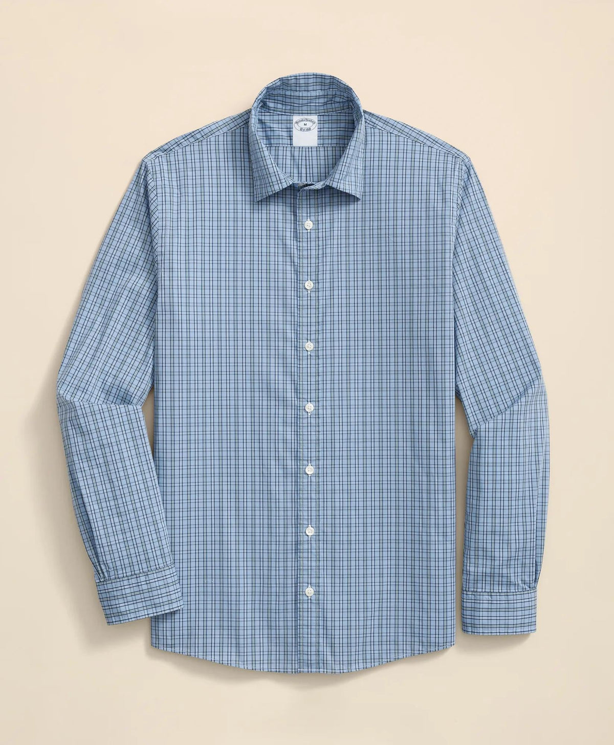 Performance Series Stretch Spread Collar Check Sport Shirt