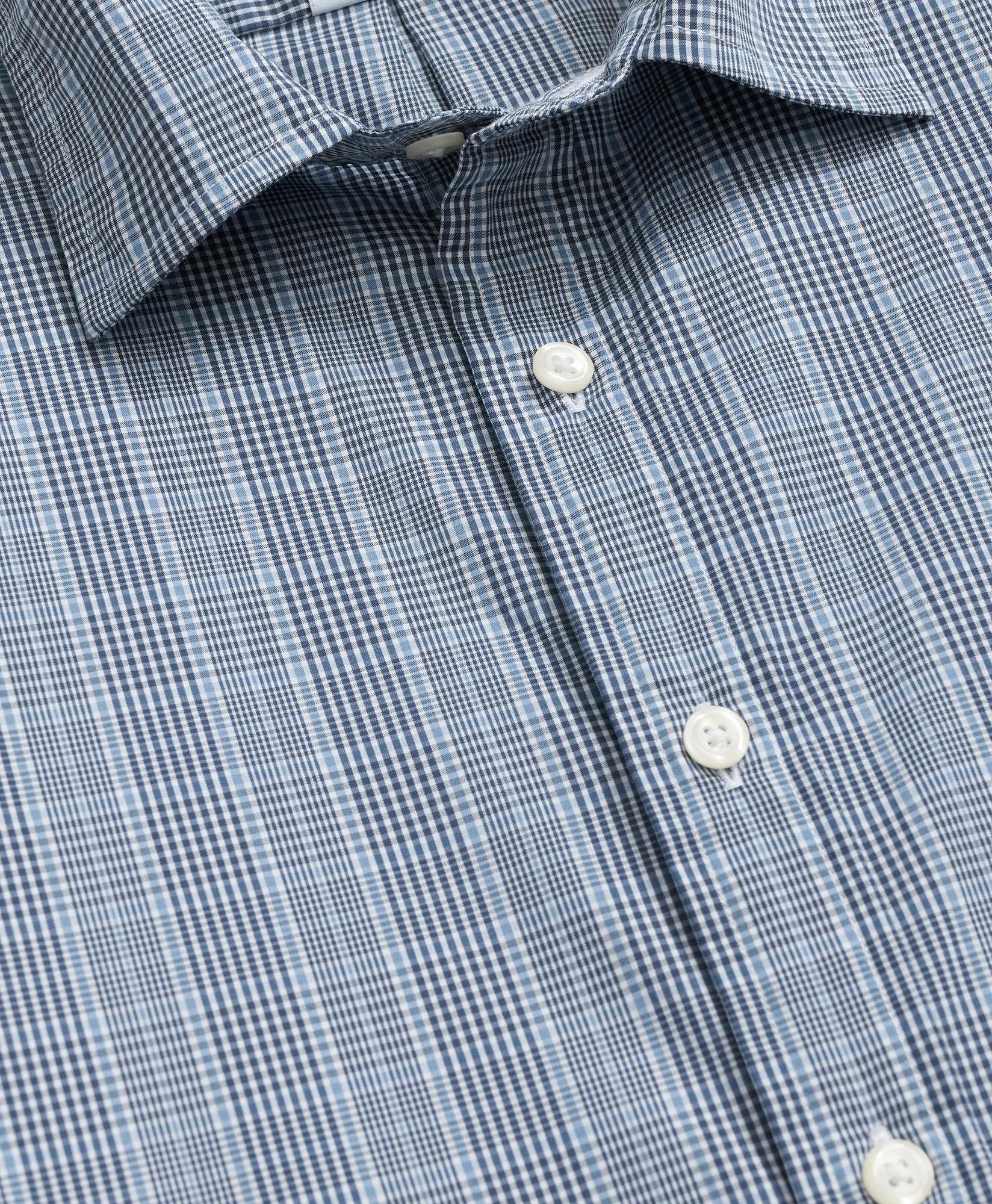 Performance Series Stretch Spread Collar Glen Plaid Sport Shirt